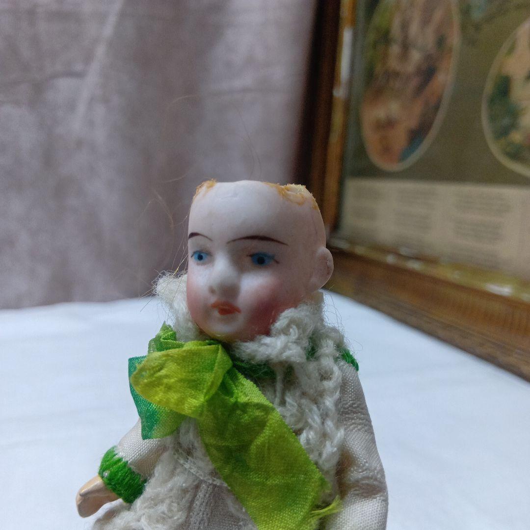 ♥フランスからやって素朴な　アンティークビスクドール　ミニョネット♥