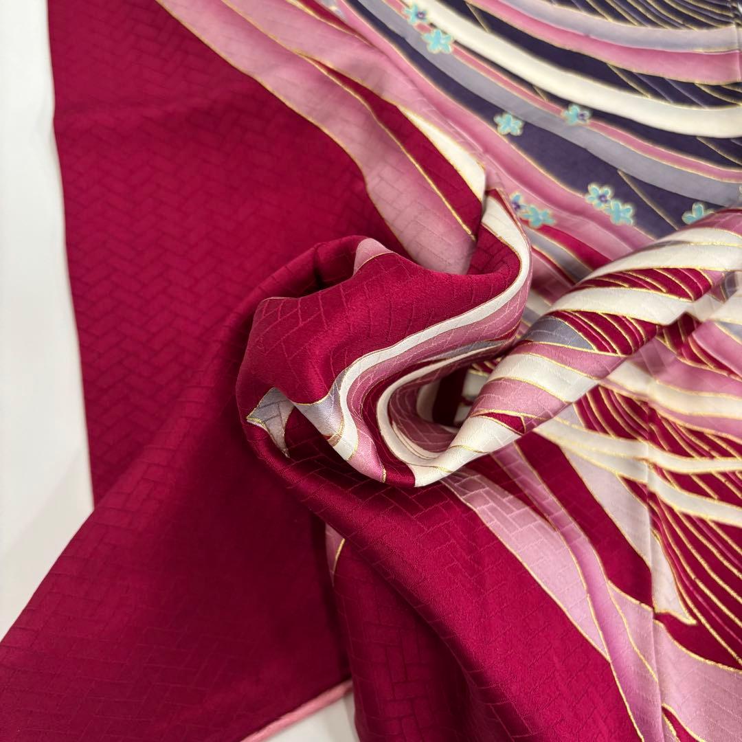 ふさ様　AK-6867 振袖 金駒刺繍 迫力ある鳥 着丈175 素敵なデザイン