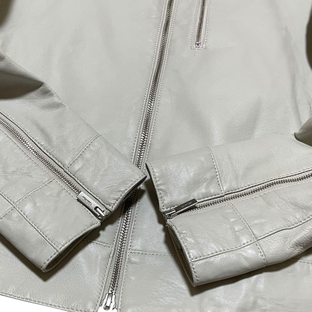   ラムレザー ライダースジャケット Mサイズ