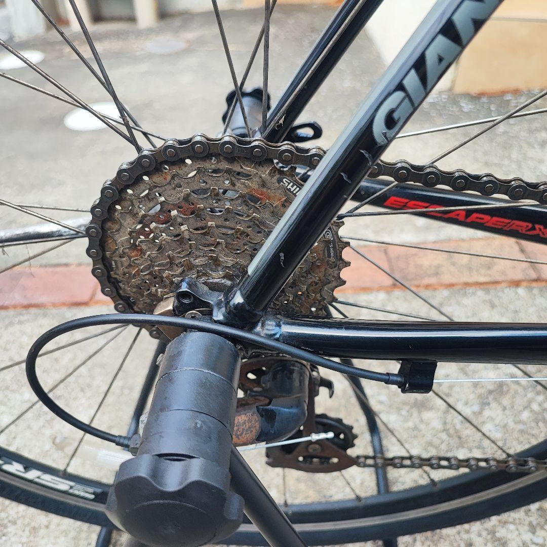 福岡発 整備済 GIANT エスケープ RX ブラック ジャイアント 新品パーツ