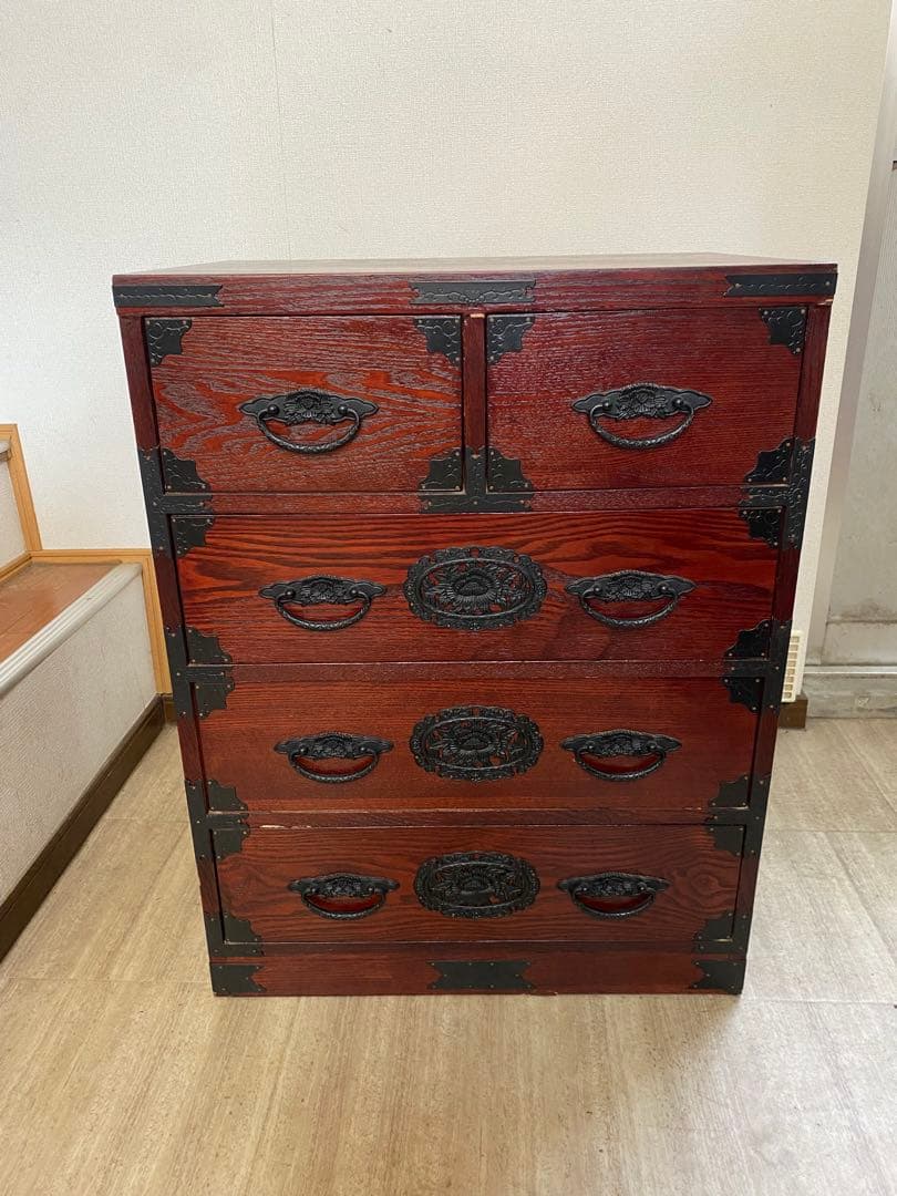 和モダン　木製タンス　アンティーク