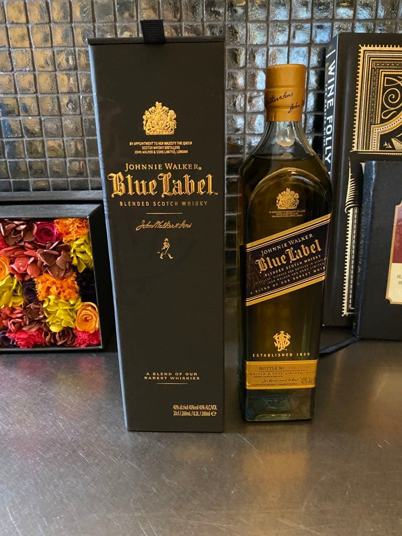 初売ニューヨーク Johnnie Walker Blue Label 200ml