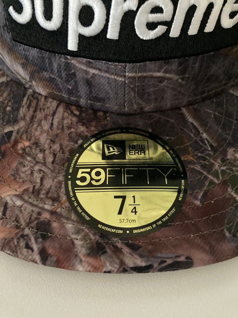 Supreme BoxLogo NewEra 7 1/4リアルツリー 25SS