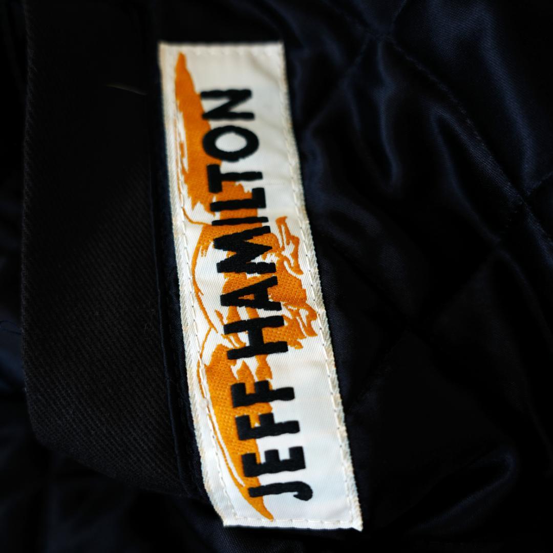【良品】JEFF HAMILTON　ジェフハミルトン　中綿レーシングジャケット