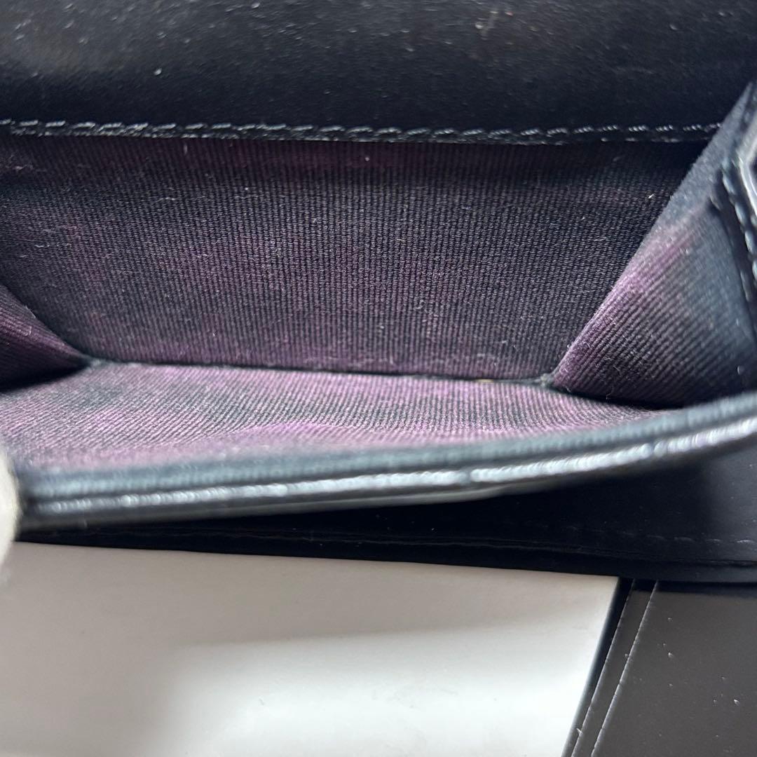 シャネル 19 ディズヌフ　三つ折り財布　Wホック　ラムスキン