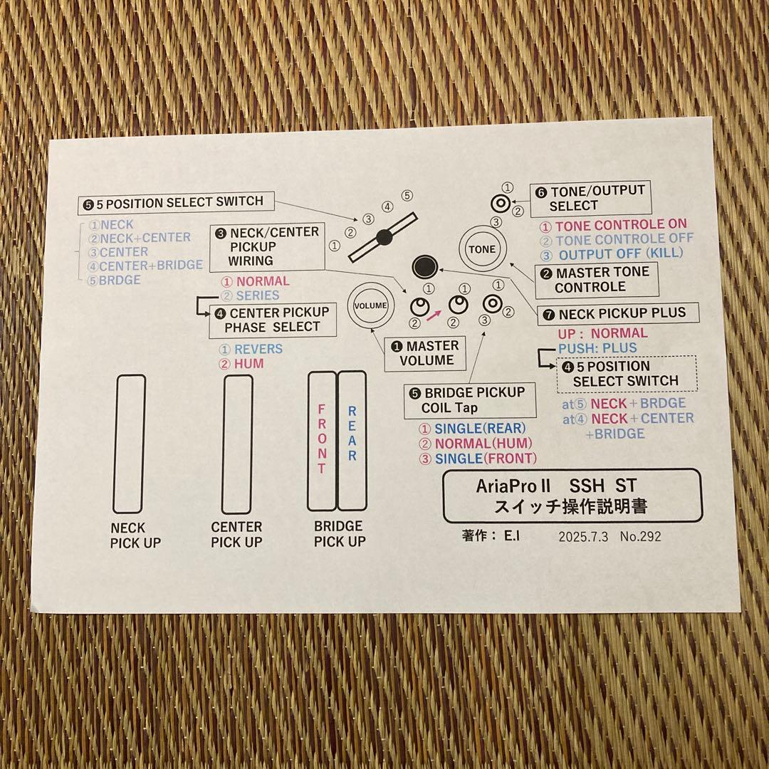 ☆値下決断　☆ 貴賓ある群青色　多機能搭載　　Aria Pro II ST