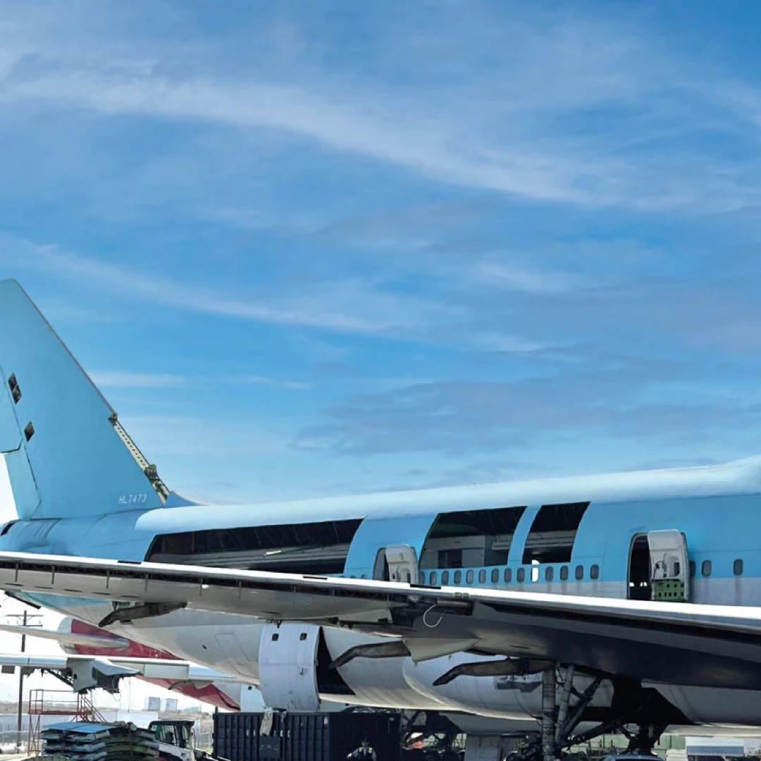KE 厚みありパーツ 大韓航空 Aviationtag B747