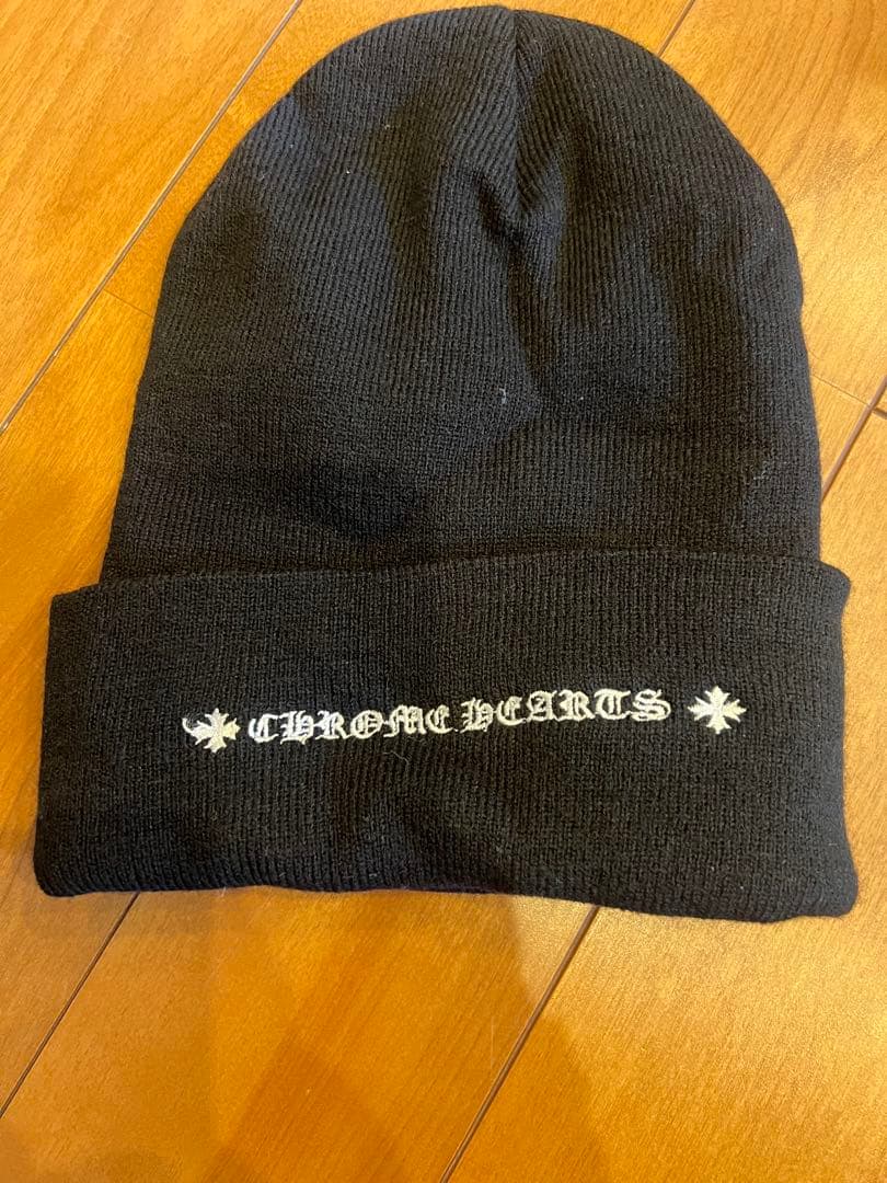 CHROME HEARTS 黒 ニット帽・ビーニー