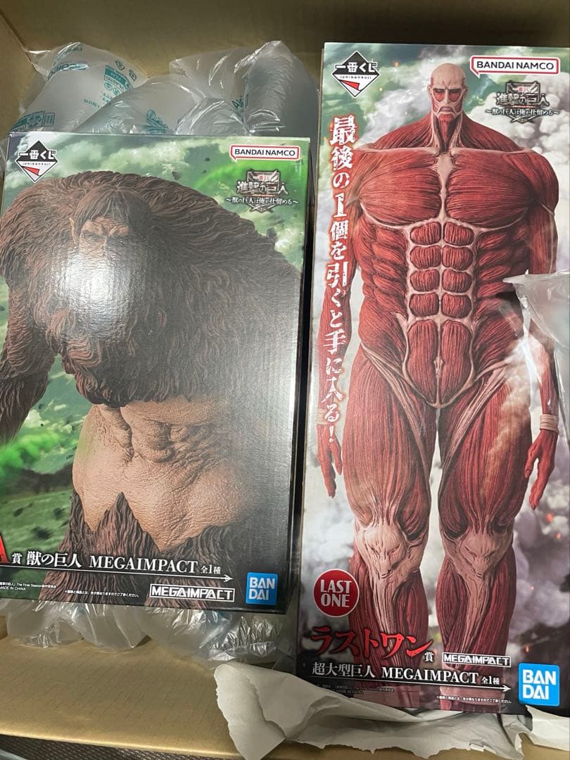 一番くじ　進撃の巨人　A賞　ラストワン賞 フィギュアセット