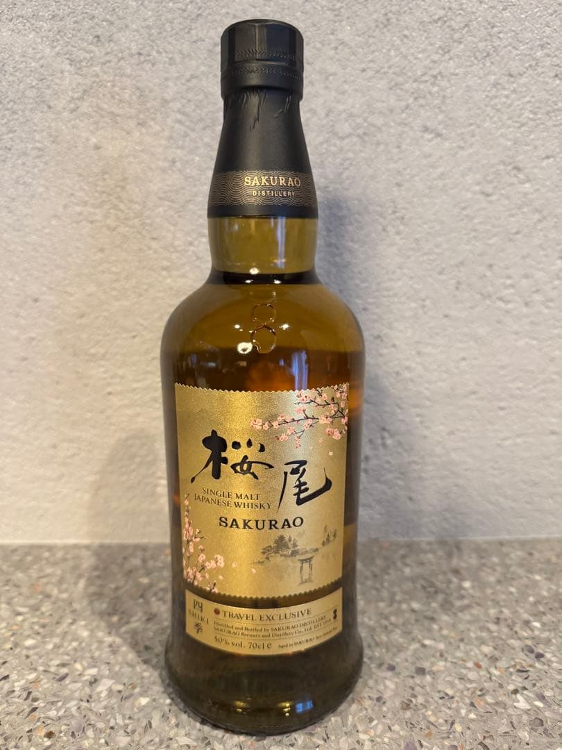 桜尾　ウイスキー　四季　免税店限定