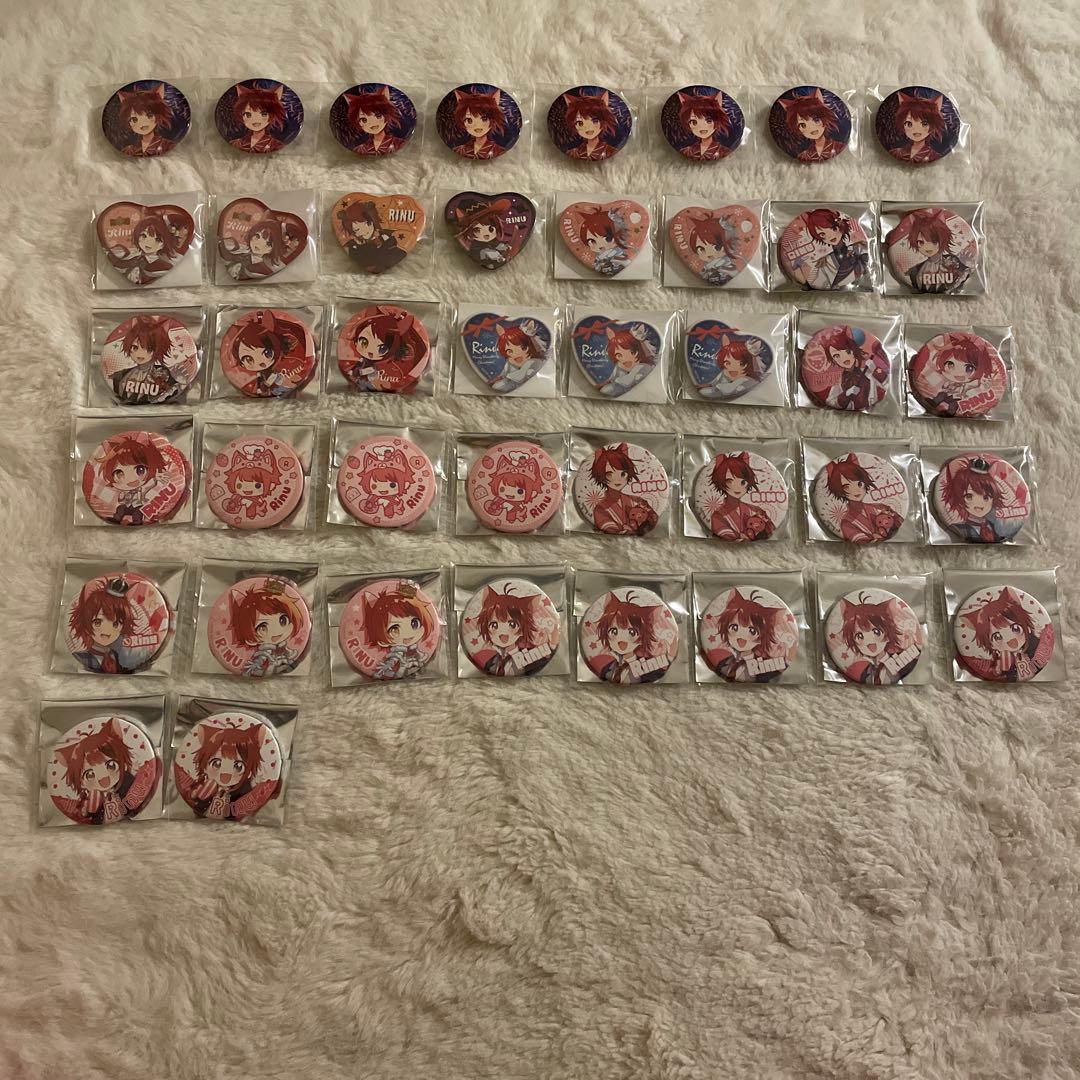 すとぷり 莉犬くん 缶バッジ まとめ売り 42個