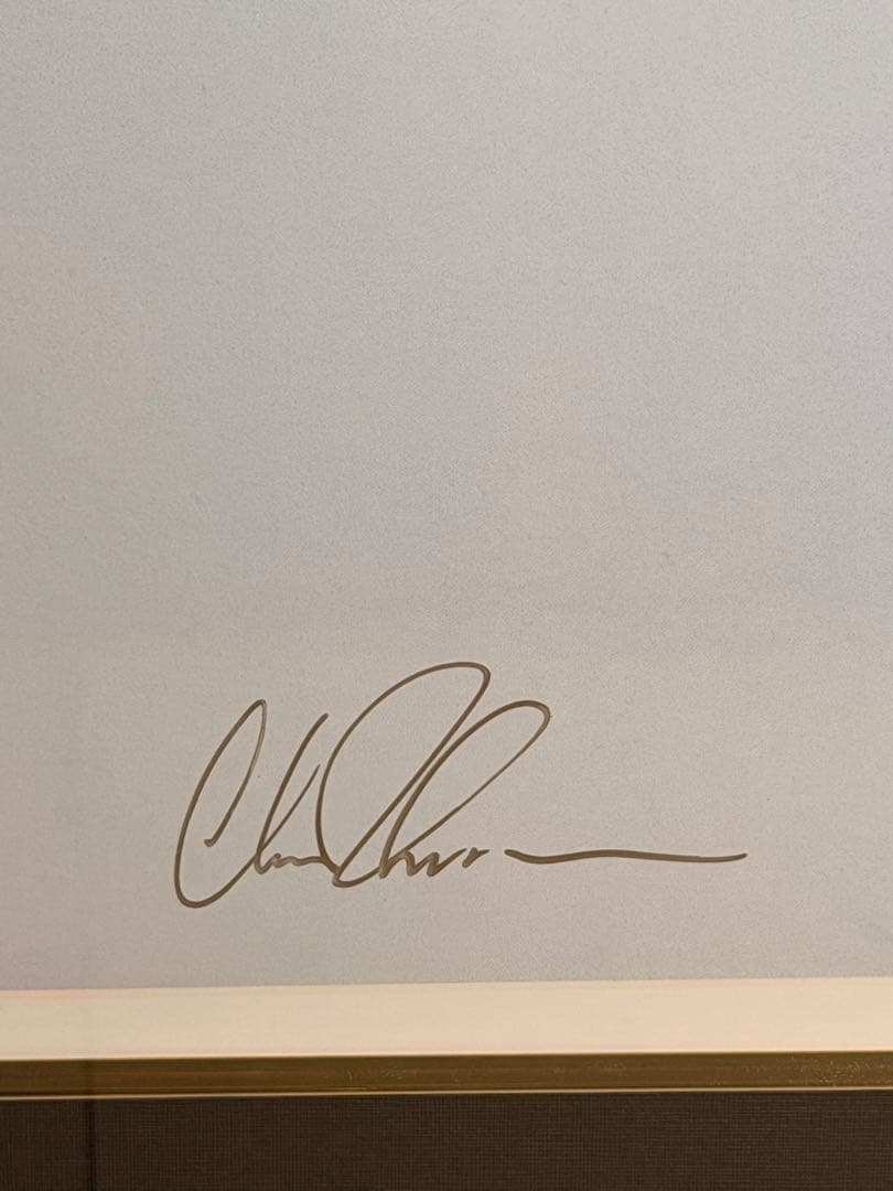 #クリスチャン・リース・ラッセン 「ドルフィン 」 ミクスドメディア版画 額装