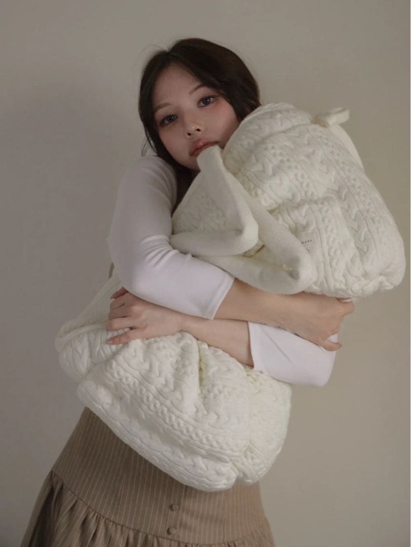 バッグ andmary Mary quilting knit bag