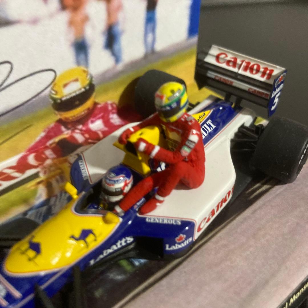 F1 ミニチャンプス FW14 ナイジェル マンセル ライドオン アイルトンセナ