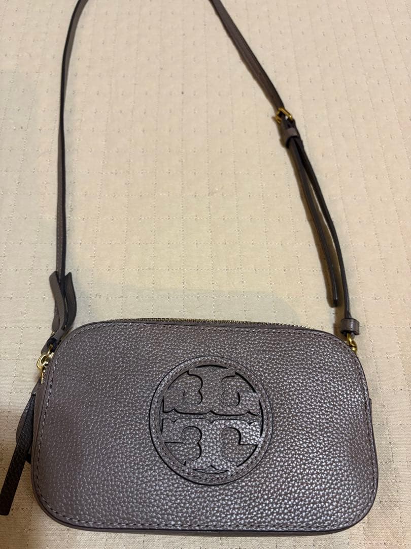 Tory Burch グレー ショルダーバッグ 保存袋付き