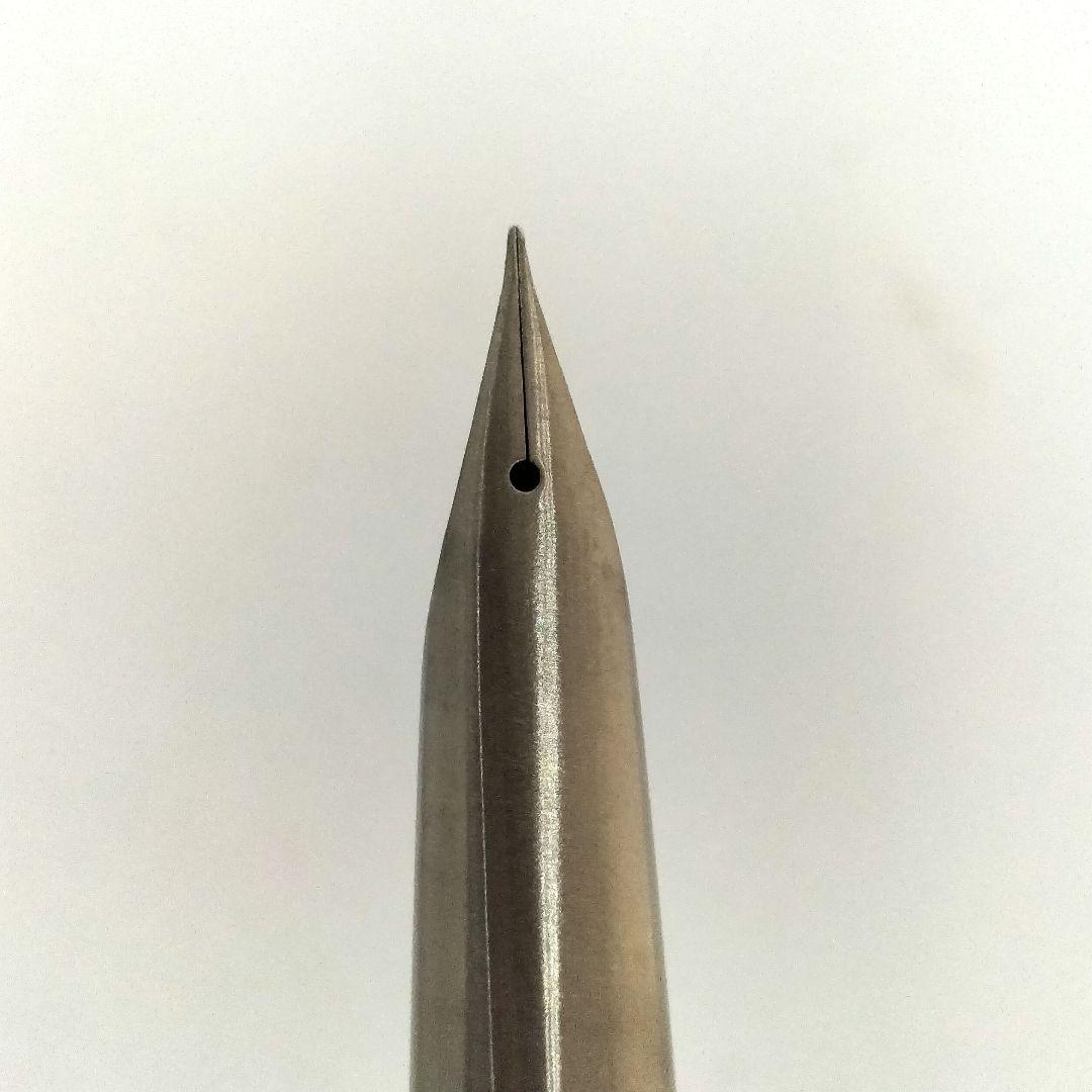 パイロット ミュー 万年筆 PILOT シルバー ステンレス ショート軸 廃番