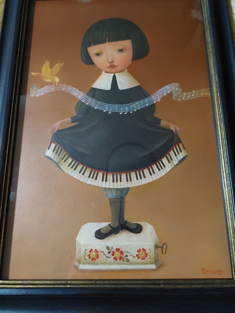 深瀬優子様　絵画作品「のばら」