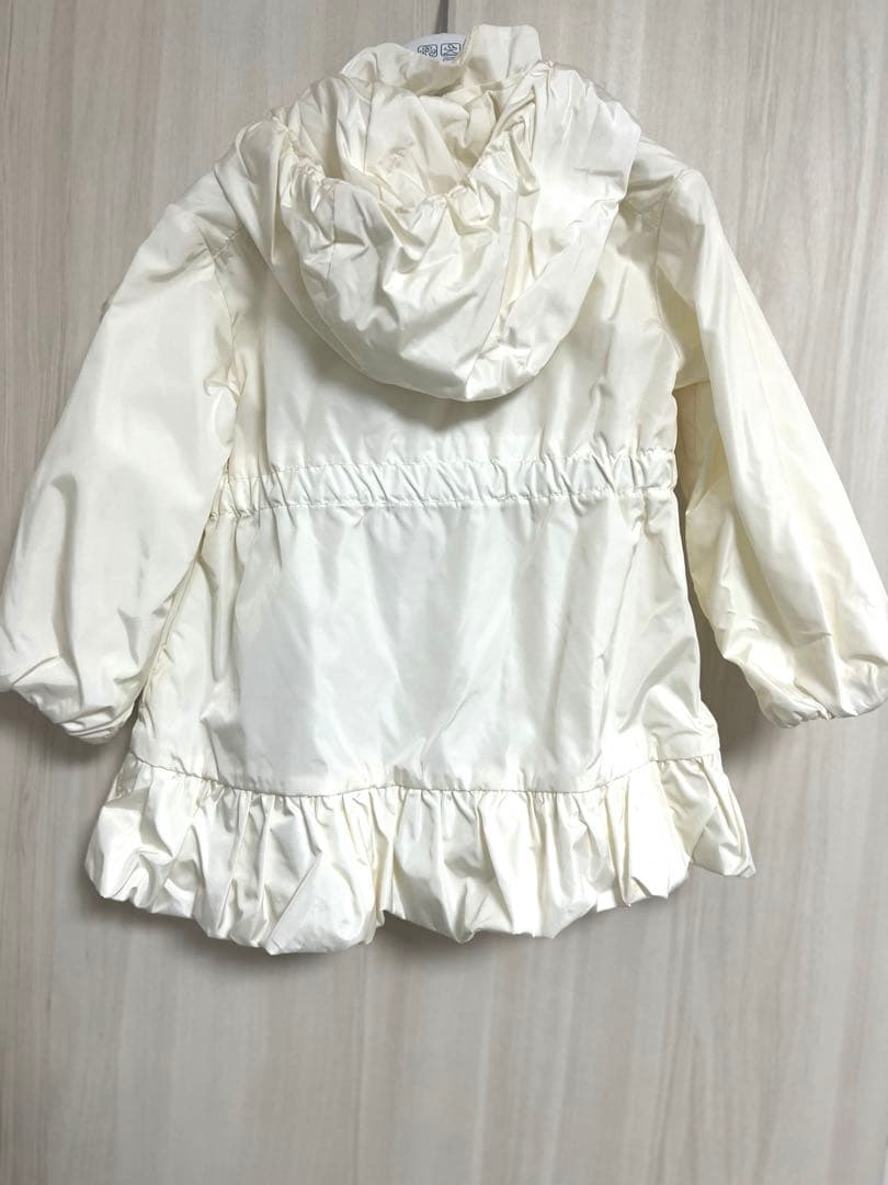 MONCLER フリル付きホワイトジャケット　80サイズ