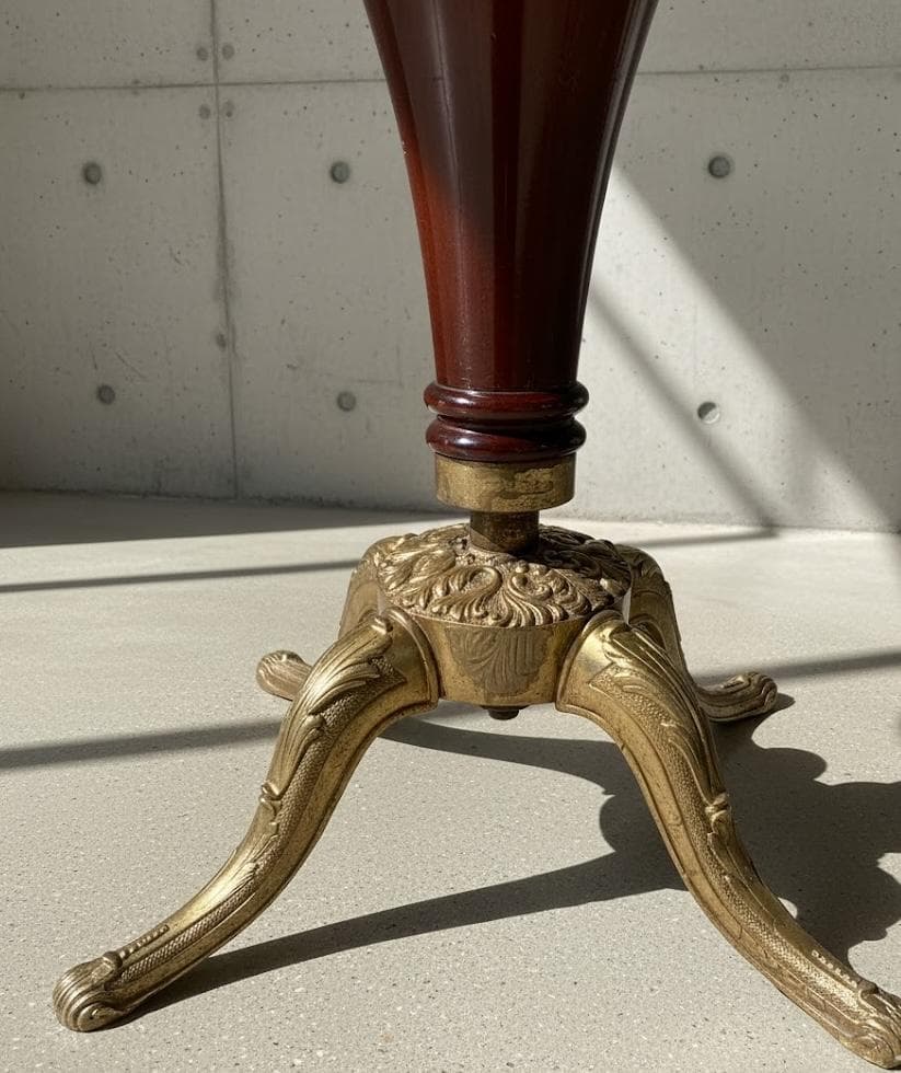 天然オニキス φ1000mm｜1枚物 天然石天板 脚付き ラウンドテーブル