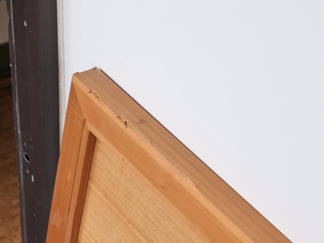 BK196　越中井波彫刻　名工　秀弐 作　波千鳥図　欄間　一対　細密彫刻　茶室