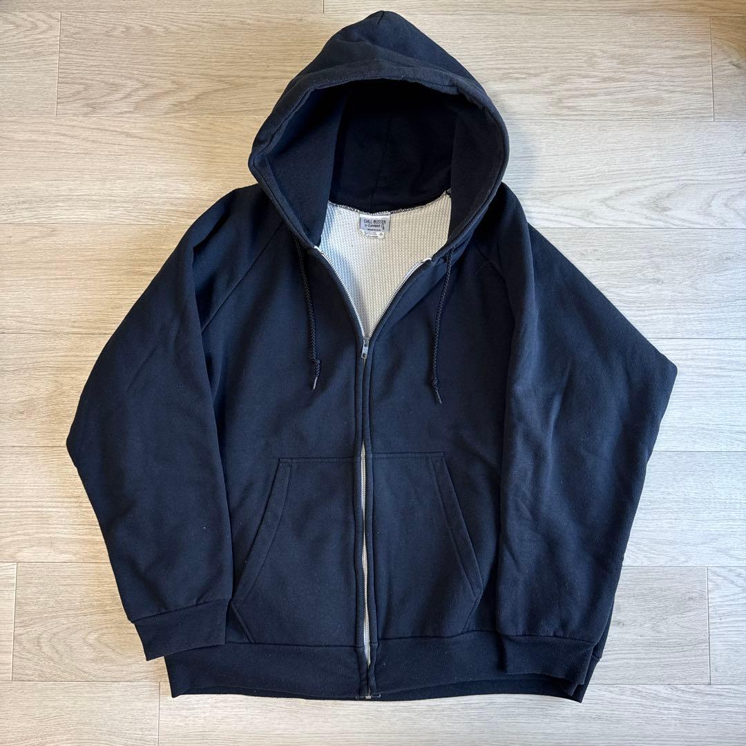 camber サーマルジップパーカー ブラック USA製 ダブルフェイス