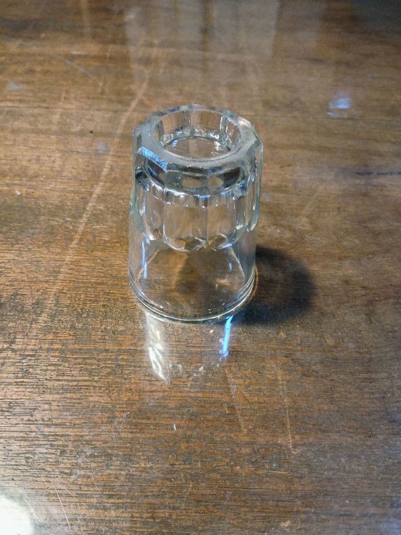 ウランガラス ミニ剣先コップ 五勺京都希少