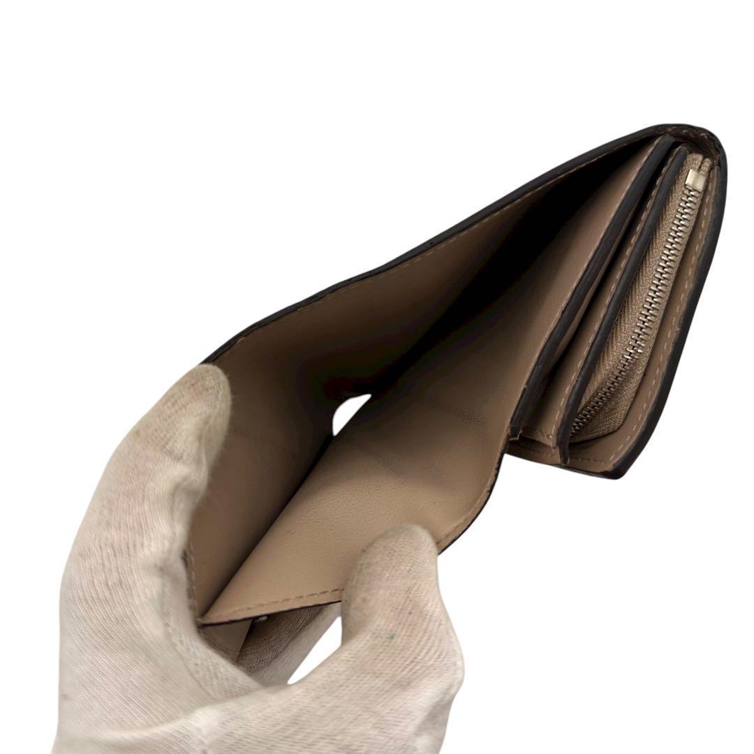 ルイヴィトン　マヒナ　ポルトフォイユ　イリス　コンパクト　ガレ　ベージュ　LV