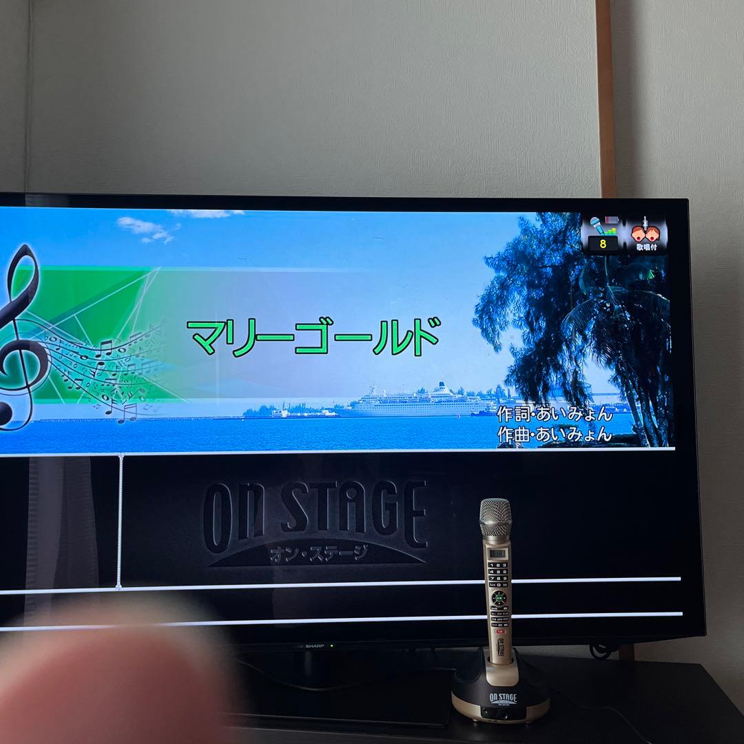 カラオケ　オンステージ　曲数1250曲を内蔵　帰省中のお楽しみに最適です