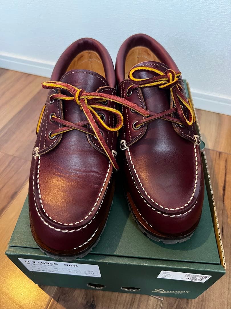 <新品>Danner ボートシューズ サイズ25 (箱アリ)