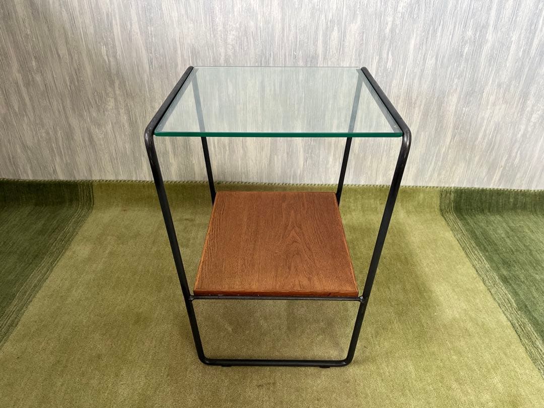 a.depeche サイドテーブル ガラス天板