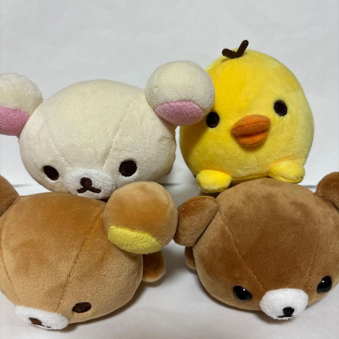 リラックマ　ねそべりぬいぐるみ　s コリラックマ　キイロイトリ　チャイロイコグマ