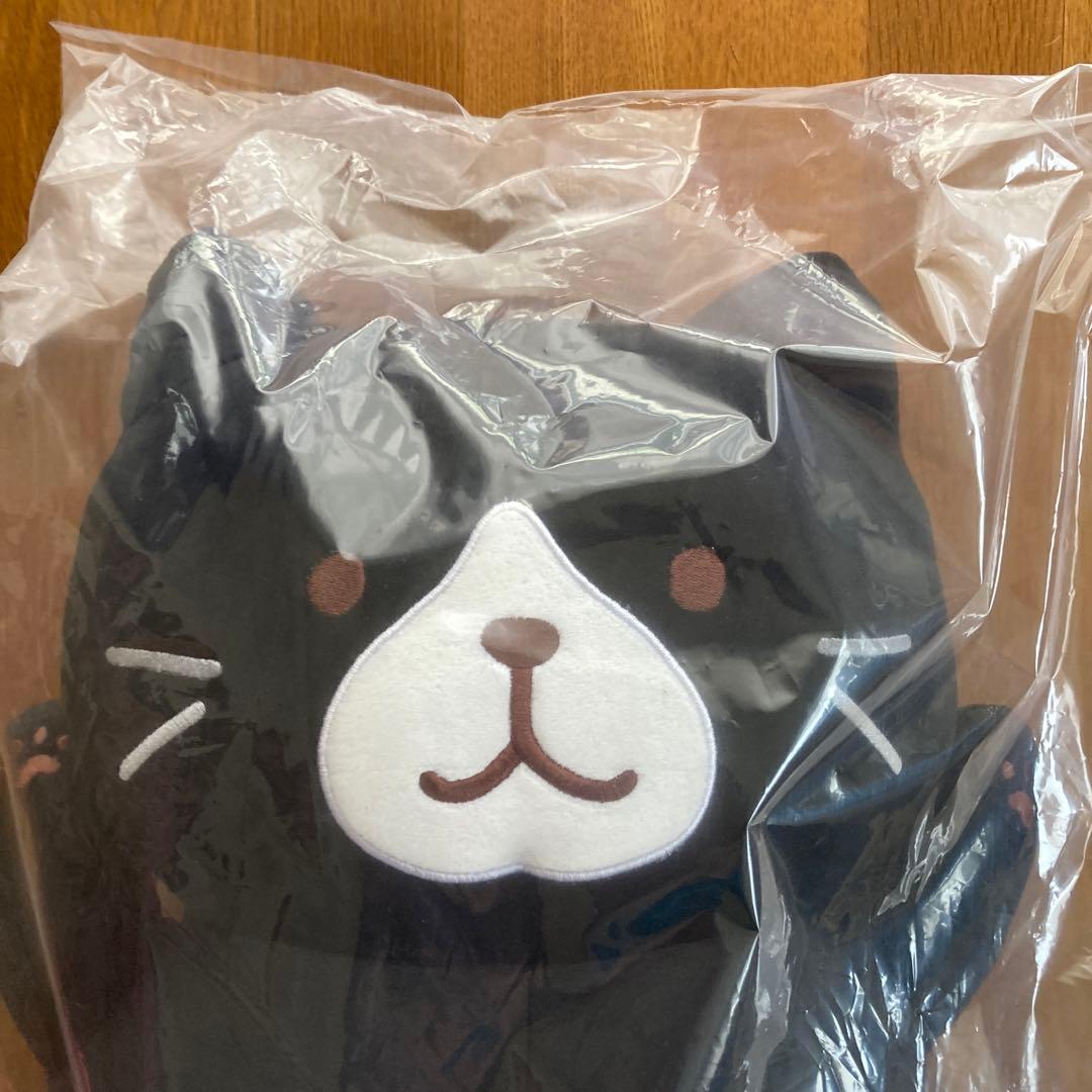 ふくふくにゃんこ 抱き枕 クロスケ 黒猫