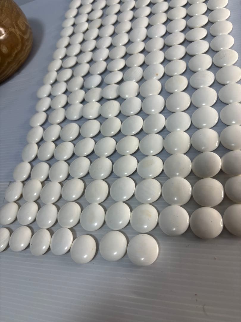 囲碁 碁石 蛤 177個 那智黒 168個 ケース付き　洗浄済み ハマグリ