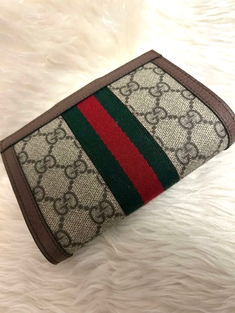 Gucci GGキャンバス パスポートケース【箱あり】