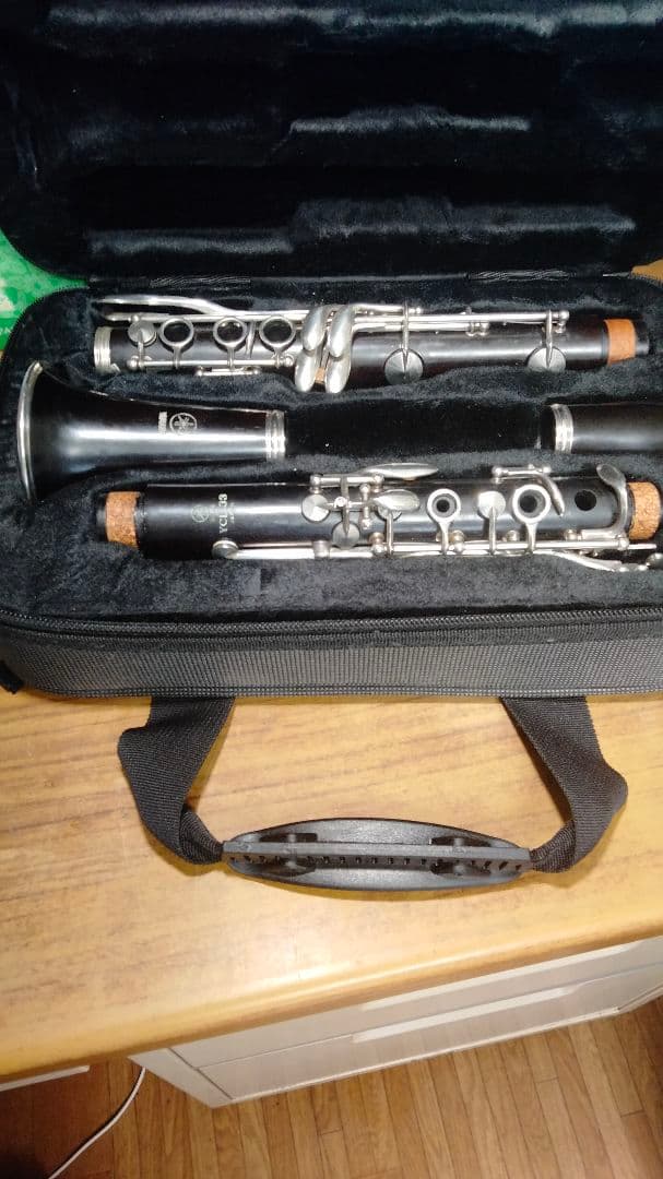 クラリネットBb Yamaha CL33　天然木グラナディラ　ケース新