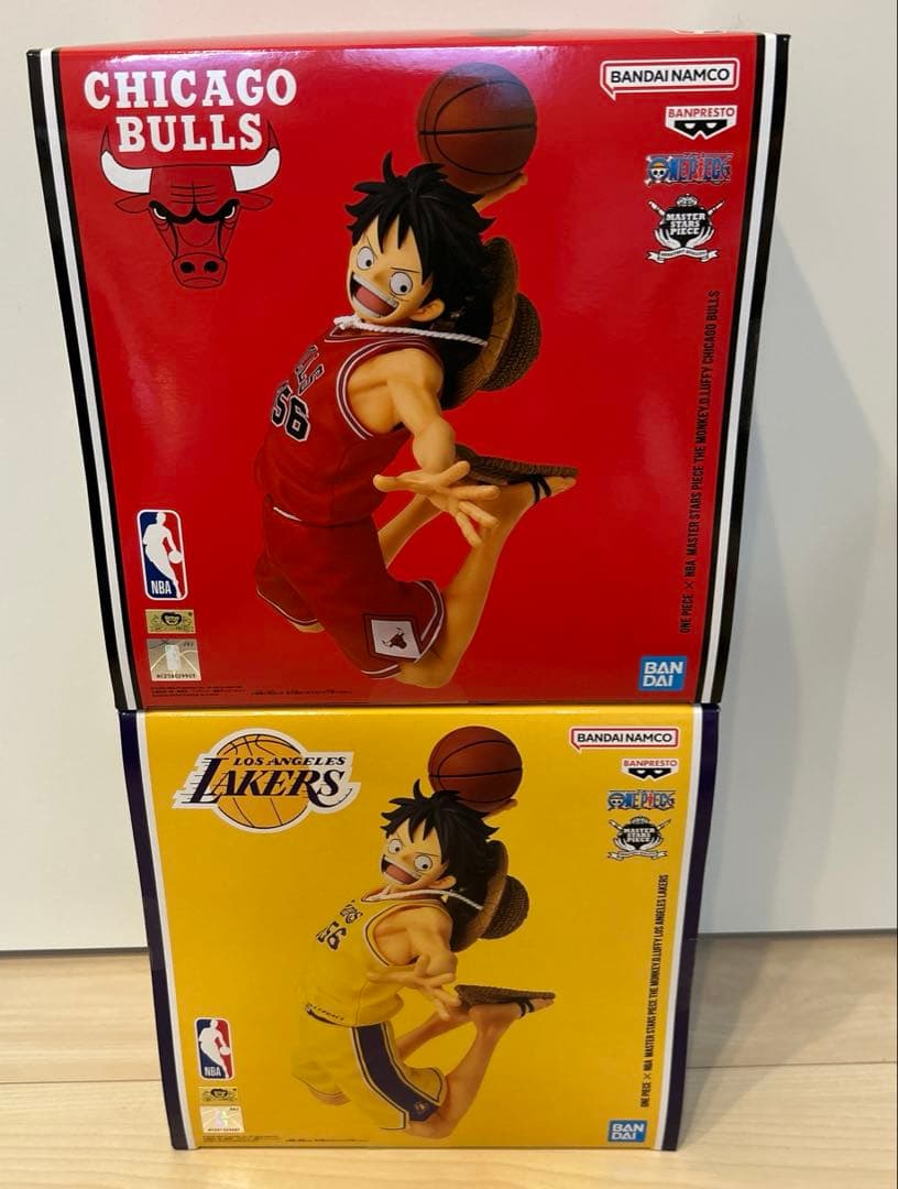 ONE PIECE BASE SHOP フィギュア　NBA レイカーズ　ブルズ