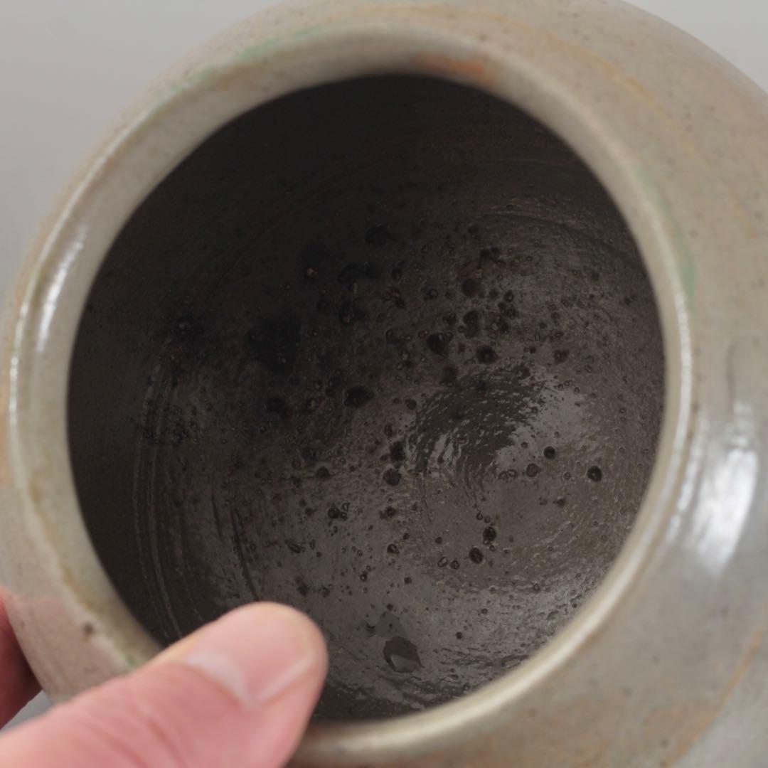 李朝 前期 堅手 壺 朝鮮美術 古美術 古道具 アンティーク