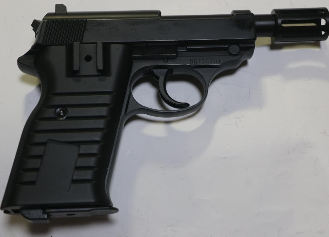 超貴重マルゼン製　ＨＷ樹脂ガスガン　ワルサーＰ３８アンクルタイプ　JASG合法品