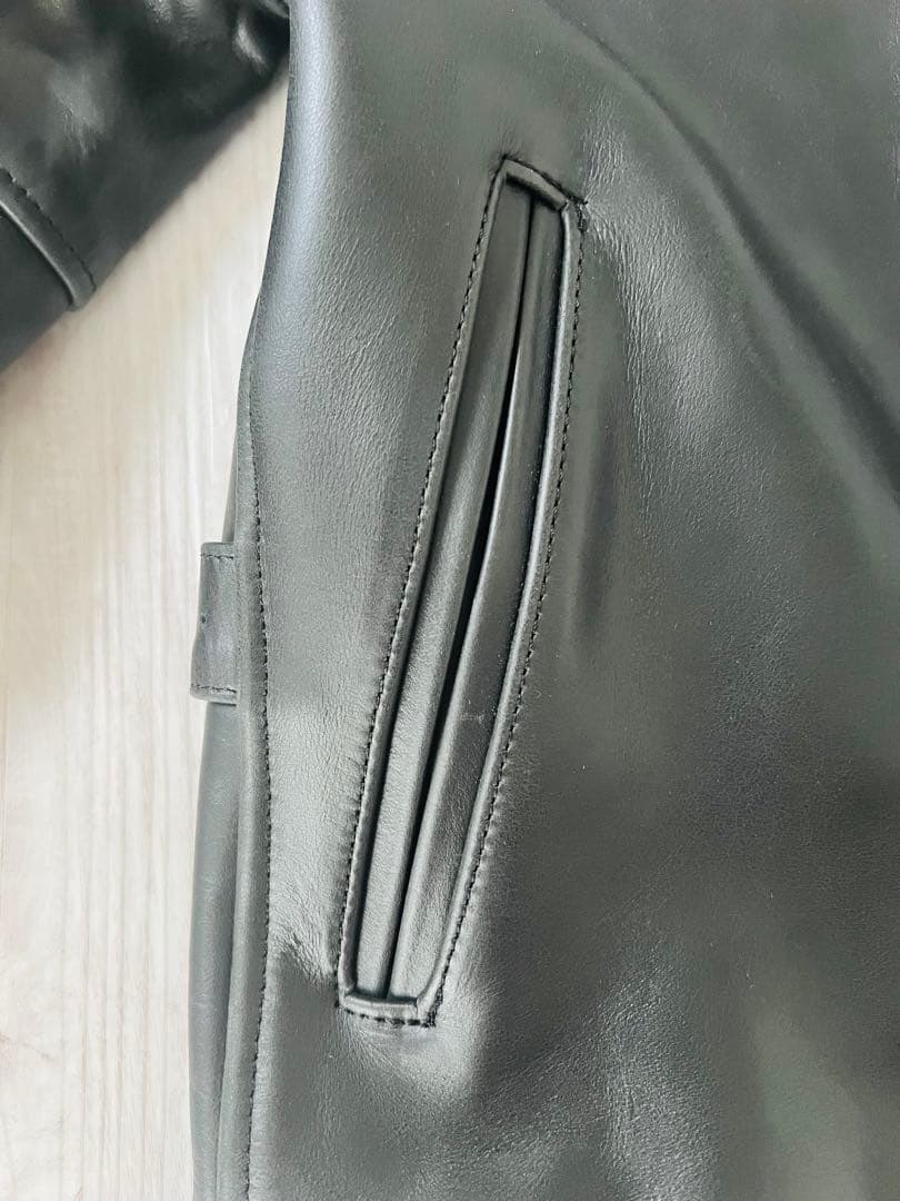 Freedom フリーダム シングルライダースジャケット 牛革 36