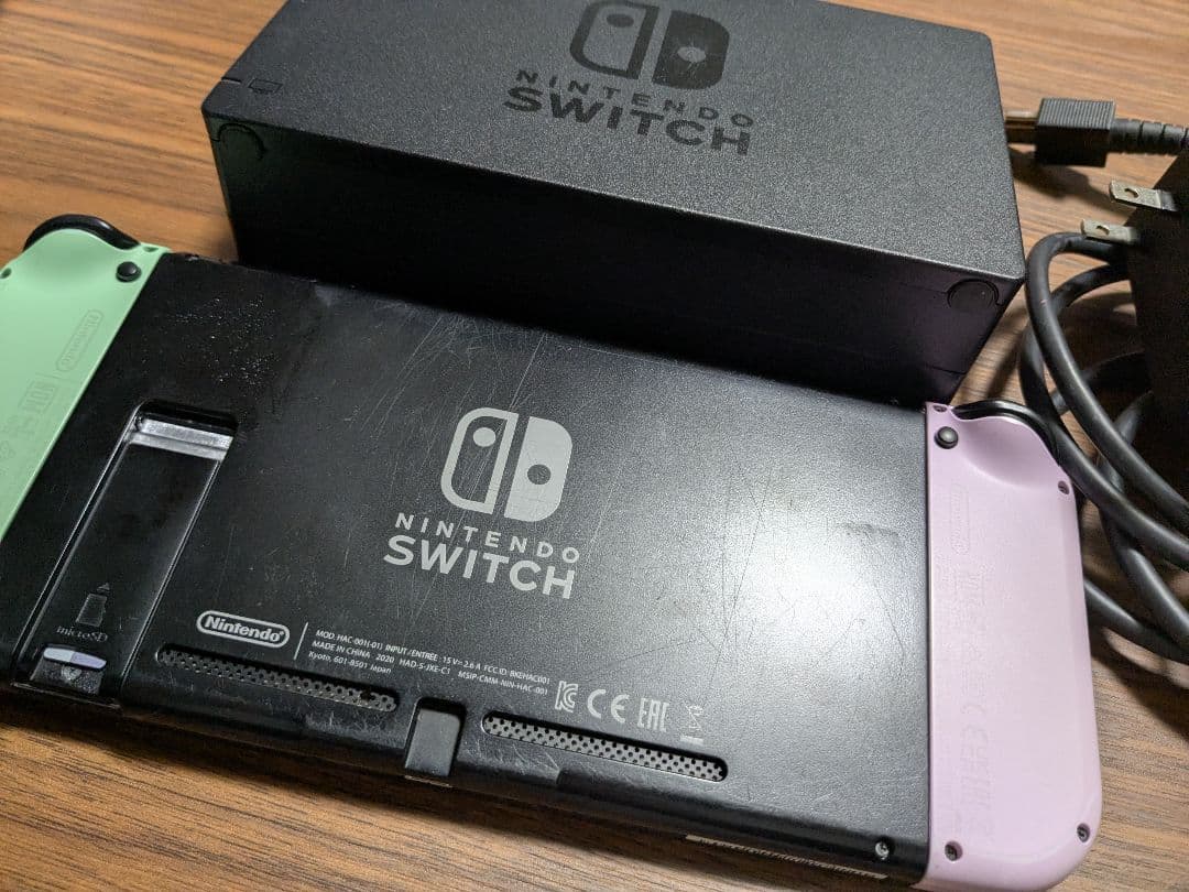 Nintendo switch 本体 MicroSD128GB ドック ケーブル