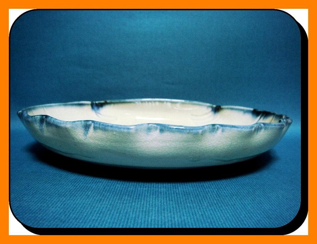 842『御深井焼 貝型 皿』　/骨董品 古美術 アンティーク 古玩