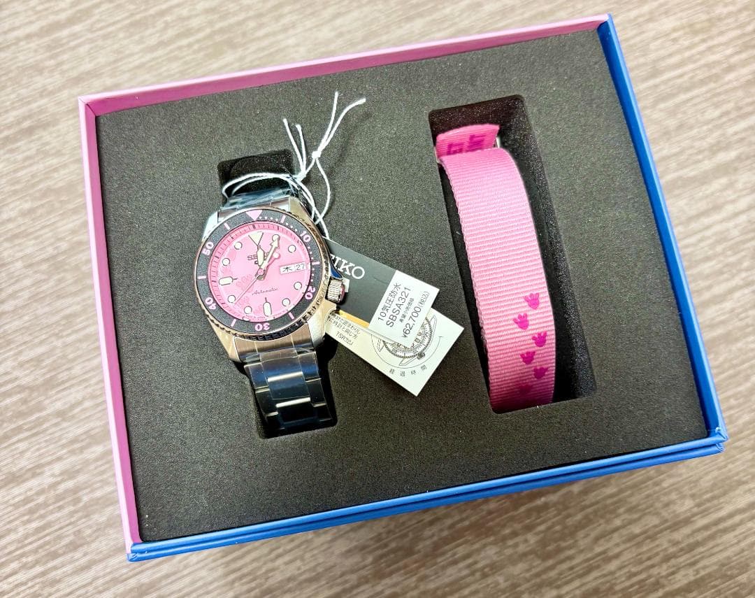 新品保証付‼️SEIKO SBSA321 ピンクパンサー コラボ限定モデル‼️
