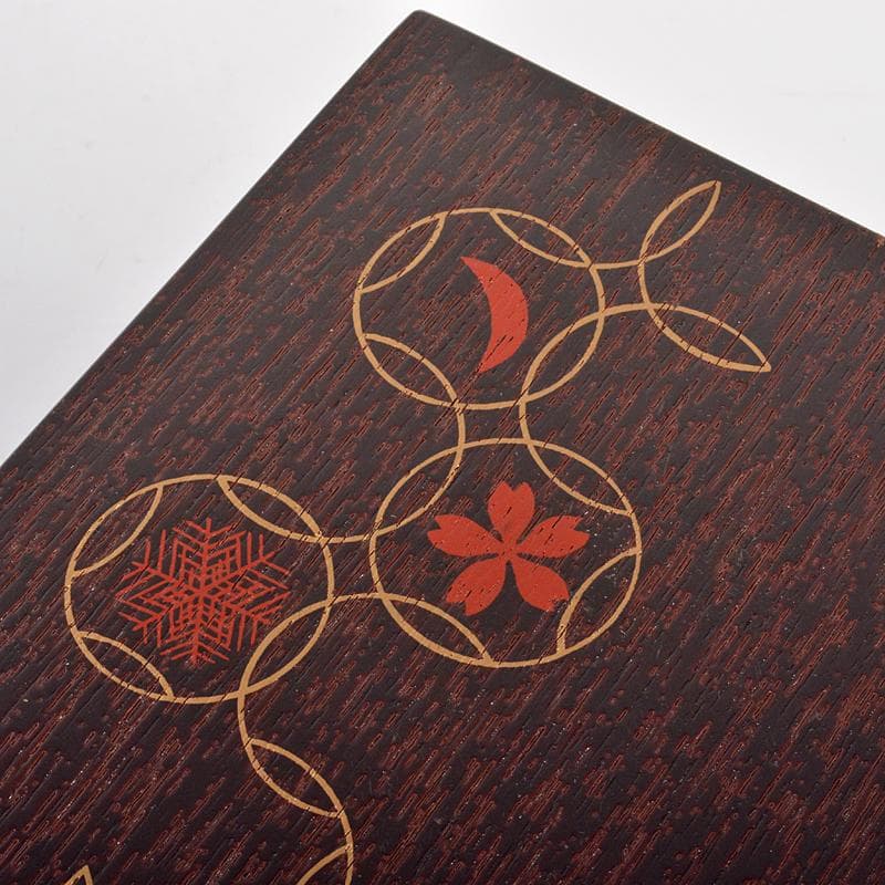 溜柿合ヘギ目　七宝蒔絵　茶箱　京焼　加藤昌山造　茶碗　棗など　八点　VR6757