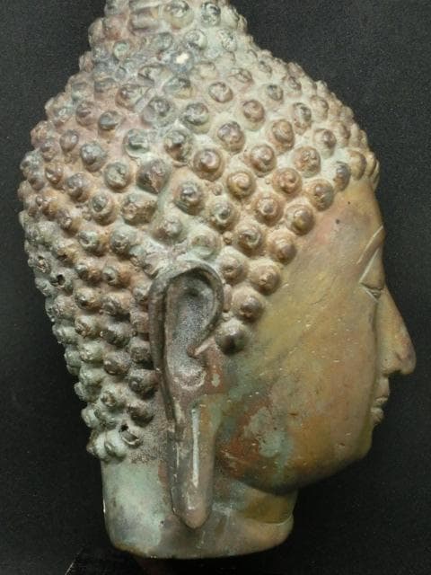 ブッダ　仏陀　仏頭　仏像　タイ　アンティーク　置物