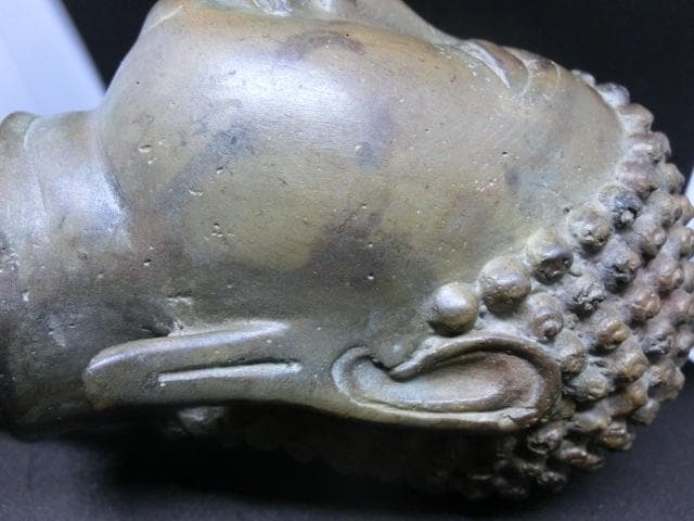 ブッダ　仏陀　仏頭　仏像　タイ　アンティーク　置物