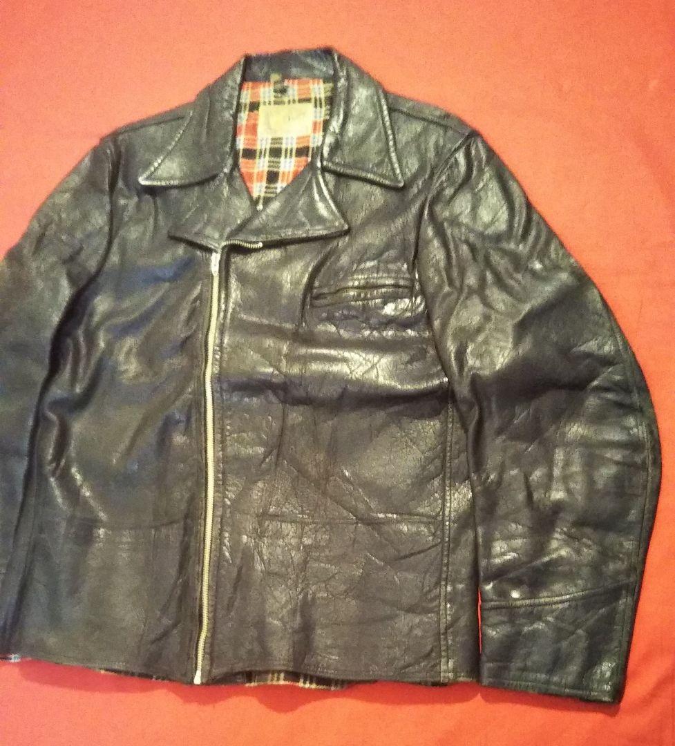 時間限定即決 70s ヴィンテージ horsehide シングルライダース172