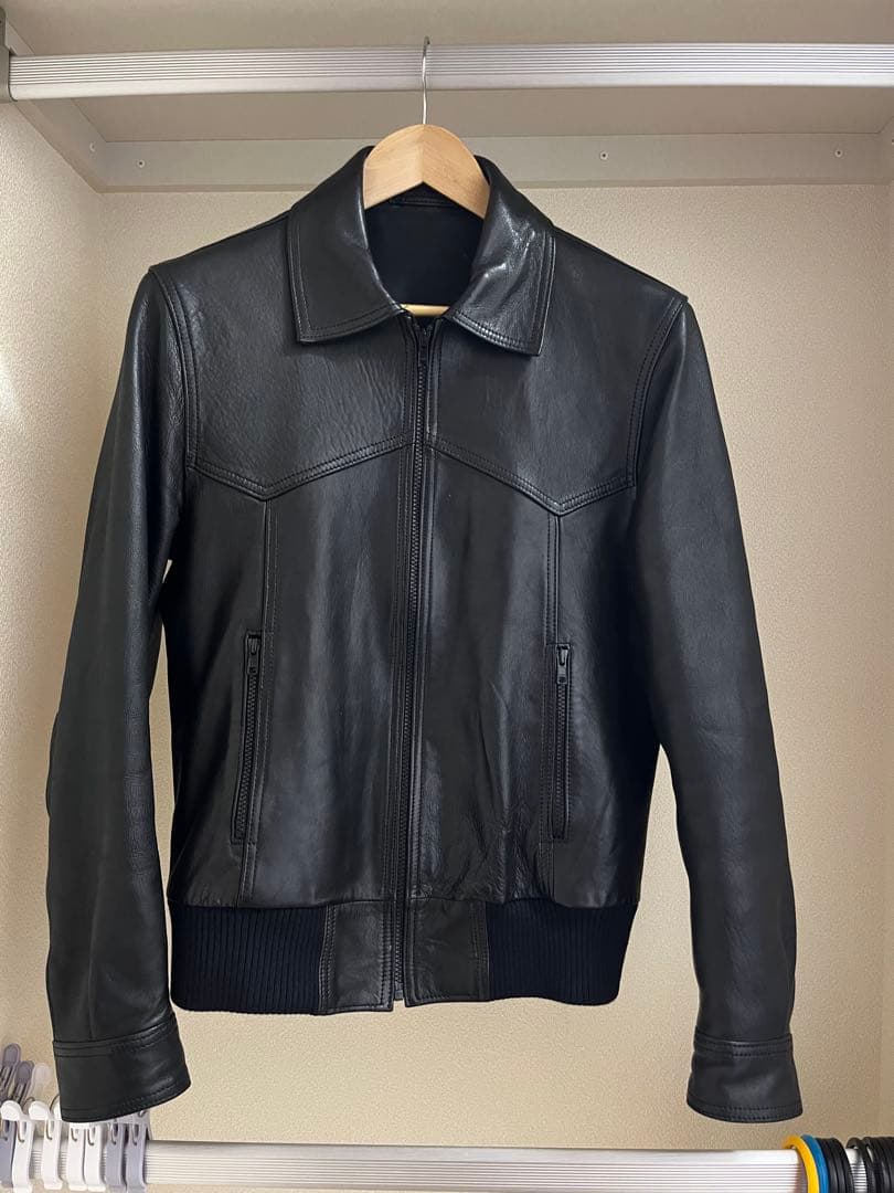 ワコマリア　STIE lo レザーブルゾン　野口強L Wakomaria