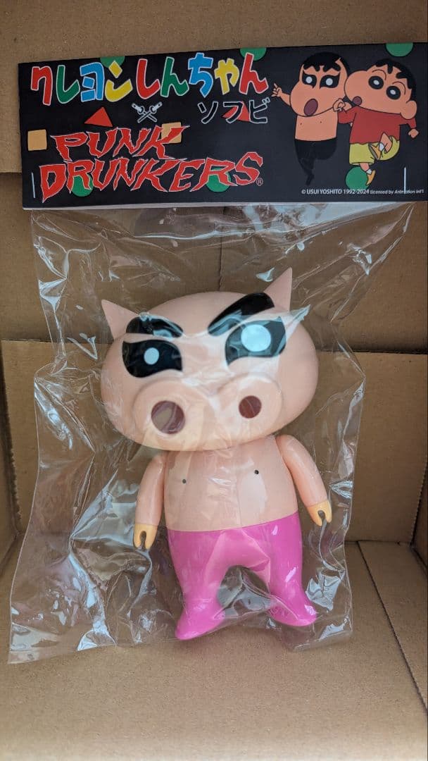 クレヨンしんちゃん PUNK DRUNKERS ぶりぶりざえもん ソフビ