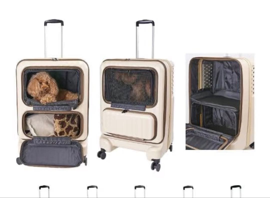 CoConte ペットトロリー ライトグレー