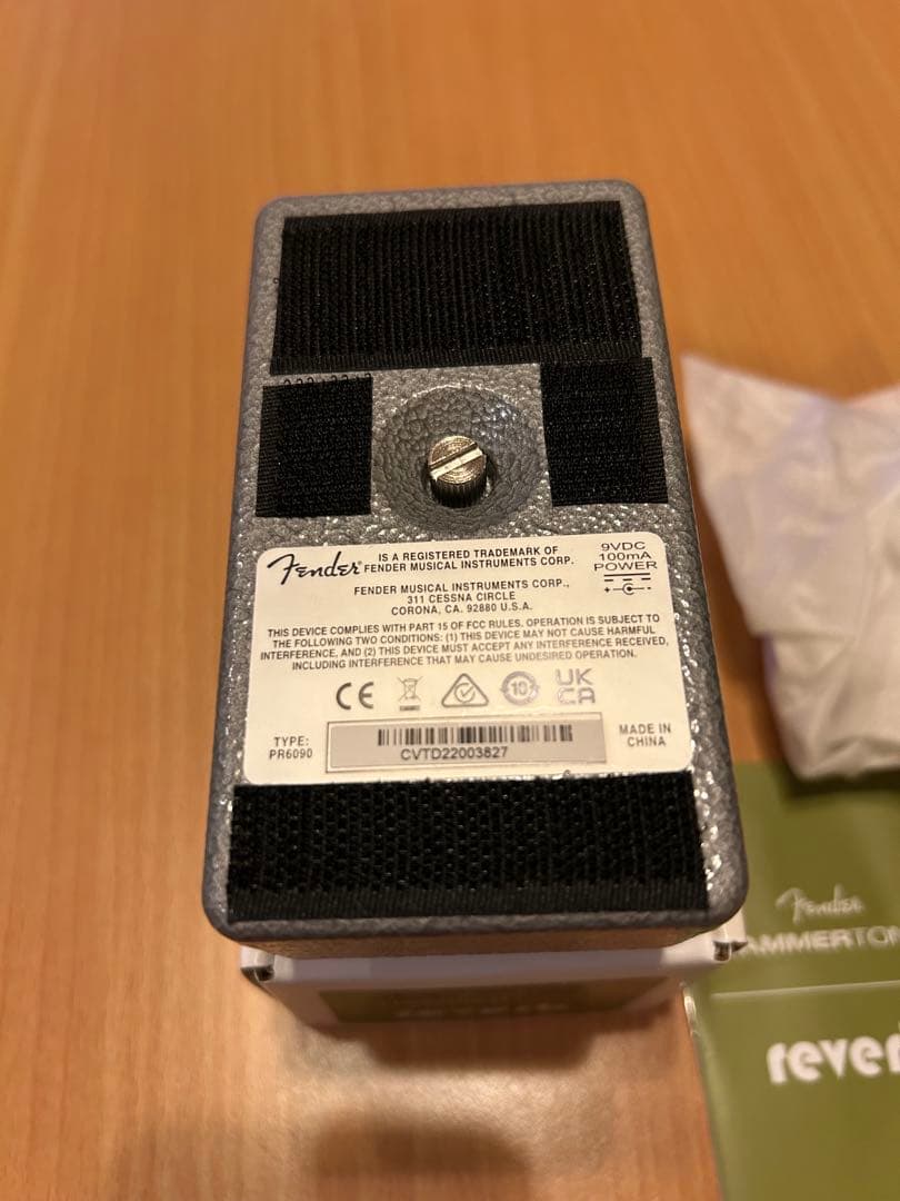 Fender HAMMERTONE reverb 美品です